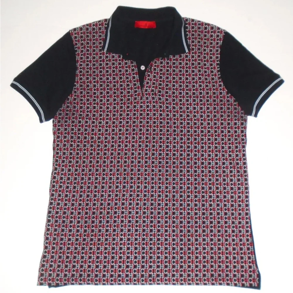 NWT’s Carolina Herrera Polo Shirt Men’s Size Medium - Picture 1 of 8